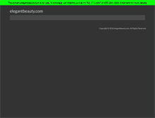 Tablet Screenshot of elegantbeauty.com